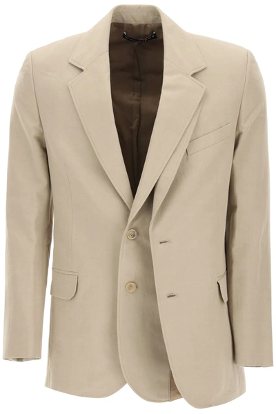 Y/project Y Project Contraband Blazer In Beige,grey | ModeSens