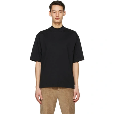 Acne Studios 黑色小高领 T 恤 In Mock Neck T-shirt