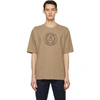 ACNE STUDIOS BROWN EMBROIDERED T-SHIRT