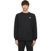 Adidas Originals Adicolor Essentials Logo-embroidered Cotton-blend Jersey Sweatshirt In Black