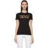 Versace Jeans Couture Black Institutional Logo T-shirt