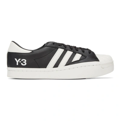 Y-3 Black & White Yohji Star Sneakers