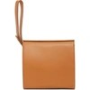 AESTHER EKME BROWN SQUARE POUCH