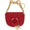 SEE BY CHLOÉ RED HANA COIN POUCH
