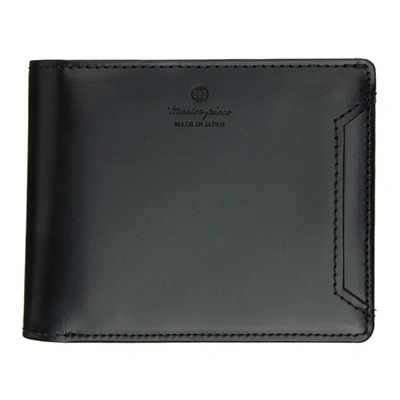 Master-piece Co Black Notch Bifold Wallet