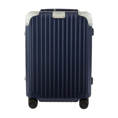 Rimowa Hybrid Cabin S Luggage In Blue Matte