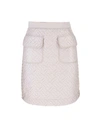 BURBERRY QUILTED MONOGRAM SKIRT