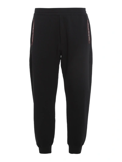 Alexander Mcqueen Black Hybrid Lounge Pants