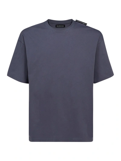 Balenciaga Cotton T-shirt In Grey