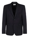 SAINT LAURENT PINSTRIPED WOOL BLAZER