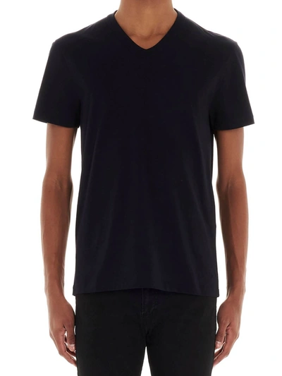 Tom Ford V-neck T-shirt In Blue