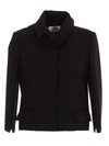 ALEXANDER MCQUEEN WOOL-SILK BLEND BLAZER