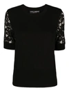Dolce & Gabbana Cashmere Blend Crewneck In Black In Black