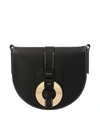 Chloé Small Darryl Saddle Crossbody In Black