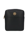 VERSACE MEDUSA SHOULDER BAG IN BLACK