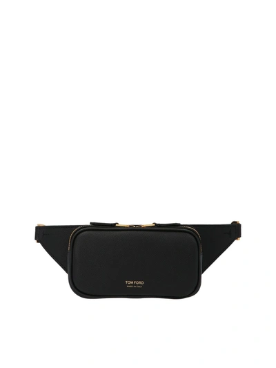 Tom Ford Logo Belt Bag In Black