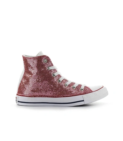 Converse Chuck Taylor All Star Pink Glitter Sneaker | ModeSens