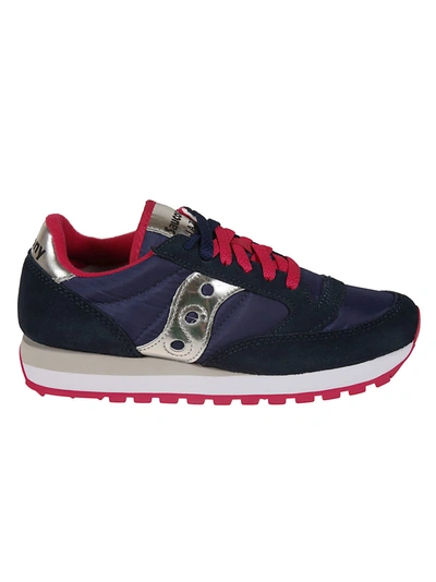 Saucony Colour-block Low-top Trainers In Blue