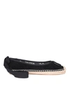 Tory Burch Minnie Ballet Espadrillas Black