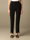 BOUTIQUE MOSCHINO PANTS MOSCHINO BOUTIQUE SLIM CADY TROUSERS,0302 1124 555