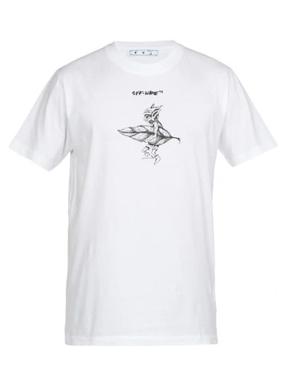 Off-white Graphic-print Short-sleeve T-shirt In White