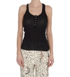 Isabel Marant Étoile Louisalic Ribbed Cotton Tank Top In Black
