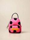 MOSCHINO COUTURE LEATHER BACKPACK,7624 8022 2207