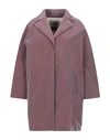 Herno Overcoats In Deep Purple