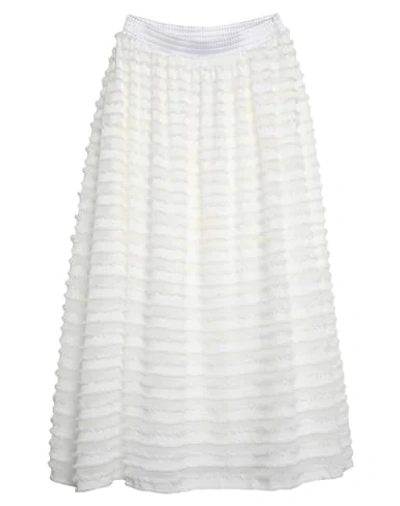 Jijil Long Skirts In White