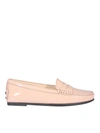 TOD'S CITY GOMMINO LOAFERS IN PINK