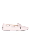 TOD'S TOD'S PEBBLED LEATHER DRIVING SHOES IN PINK