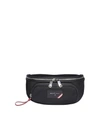 Bally Men's Trainspotting Belt Bag W/ Leather Trim In Black