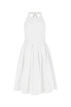 PRADA PRADA HALTERNECK MIDI DRESS