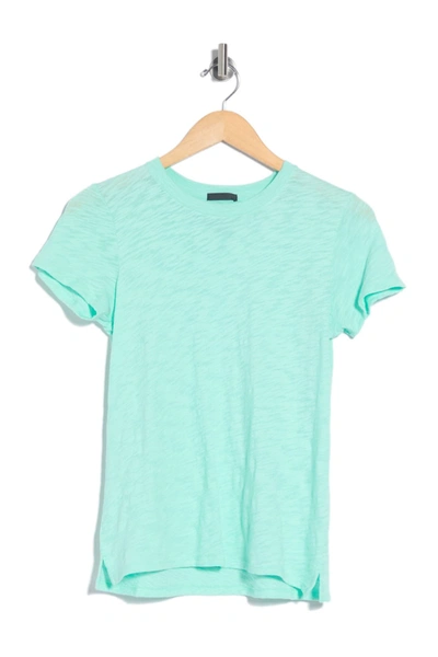 Atm Anthony Thomas Melillo Schoolboy Cotton Crewneck T-shirt In Aqua