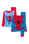 AME MARVEL SPIDER-MAN PRINT COTTON PAJAMA SET,889799804262