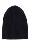 Portolano Slouchy Cashmere Beanie In Unfrm Navy