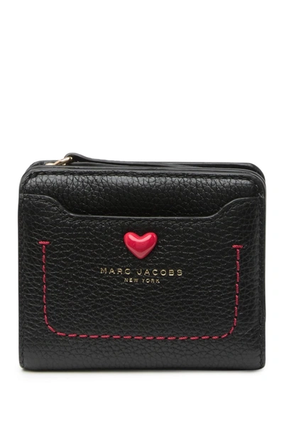 Marc Jacobs Empire City Valentine Mini Wallet In Black