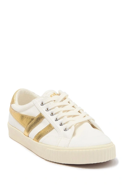 Gola Tennis Mark Cox Sneaker In Off White/gold I