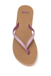 Sanuk Yoga Spree 3 Flip Flop In Mauve Shadows