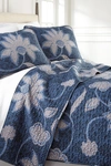 Southshore Fine Linens Full/queen Sized Luxury Premium Collection Ultra-soft Quilt Cover Set In Floral Blue
