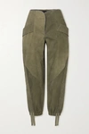 RTA ZELIE PANELED CANVAS TAPERED PANTS