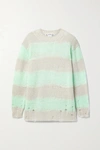 ACNE STUDIOS STRIPED KNITTED SWEATER