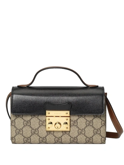 Gucci Padlock Mini Bag In Beige