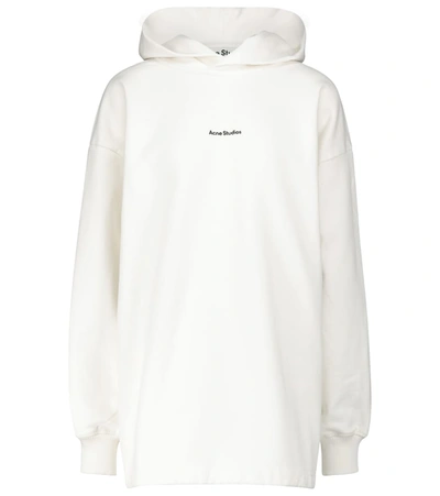 Acne Studios Fikka Sweatshirt In White Cotton In White,black