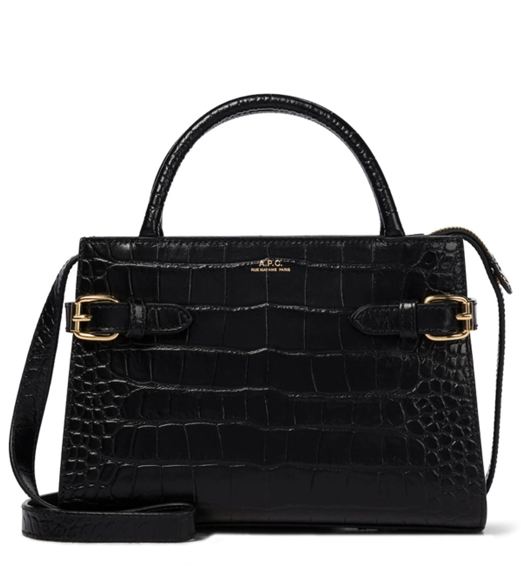 Apc Farrah Bag Farrah Mini Leather Shoulder Bag In Black