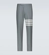 THOM BROWNE 4-BAR WOOL SUITING PANTS,P00501843