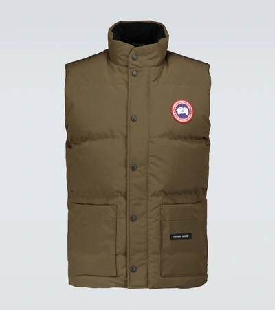 Canada Goose Freestyle Water Repellent Down Puffer Vest In Green