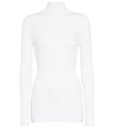 Wolford Aurora Long-sleeve Turtleneck Sweater In Multi-colored