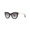 Victoria Beckham Grey Gradient Cat Eye Ladies Sunglasses Vb621s 001 53 In Black