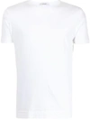 Adam Lippes Crew Neck Cotton T-shirt In White